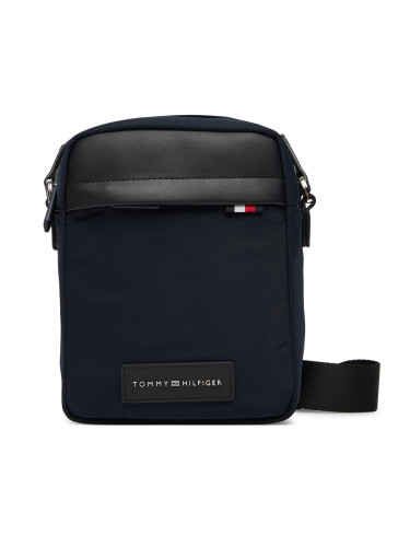 Мъжка чантичка Tommy Hilfiger Th Nylon Mini Reporter AM0AM13618 Тъмносин