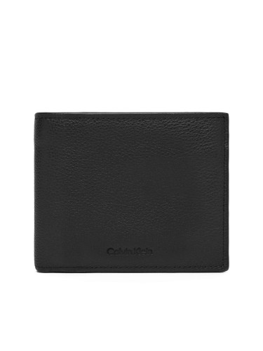 Портфейл Calvin Klein Micropebble Billfold W Coin LV04D1033G Черен