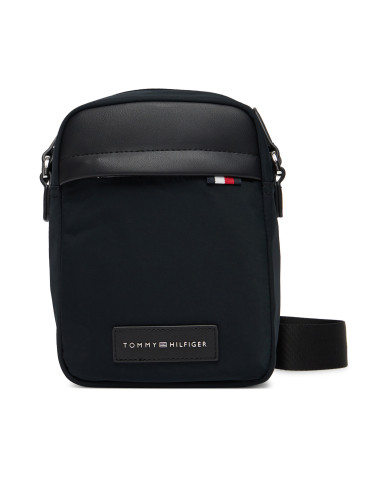 Мъжка чантичка Tommy Hilfiger Th Nylon Mini Reporter AM0AM13618 Черен