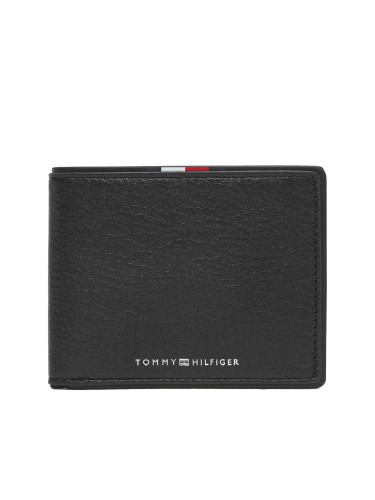 Портфейл Tommy Hilfiger Th Corp Mini Cc Wallet AM0AM13739 Черен