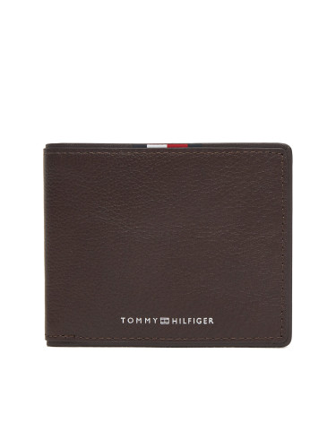 Портфейл Tommy Hilfiger Th Corp Mini Cc Wallet AM0AM13739 Кафяв
