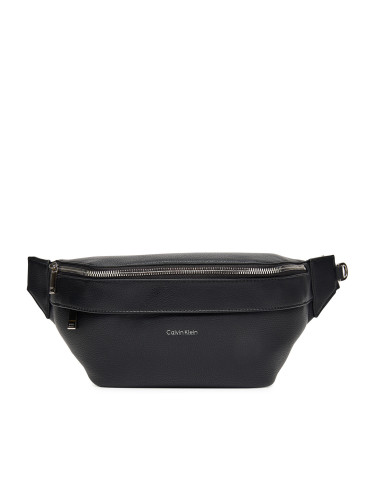 Чанта за кръст Calvin Klein Raised Waistbag LV04D3161G Черен