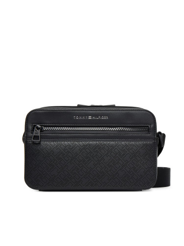 Мъжка чантичка Tommy Hilfiger Th Monogram Ew Reporter AM0AM13837 Черен