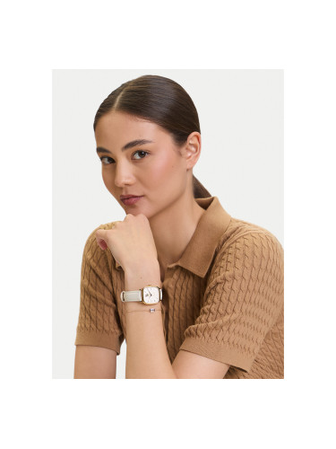 Комплект часовник и гривна U.S. Polo Assn. Keira USP6396TW Бял