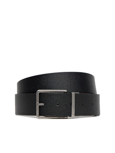 Мъжки колан Calvin Klein Warmth Buckle 40Mm Rev/Adj LV04D7048G Черен