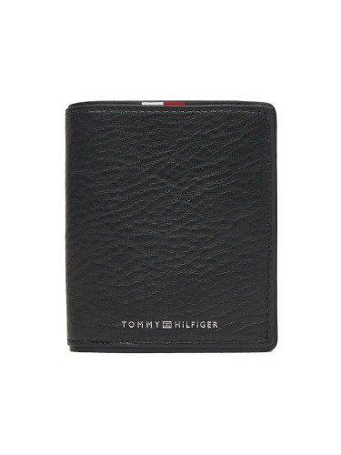 Портфейл Tommy Hilfiger Th Corp Trifold AM0AM13742 Черен