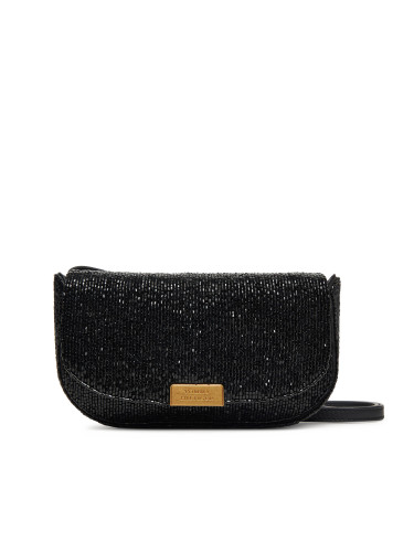 Дамска чанта Tommy Hilfiger Party Le Mini Crossover Beaded AW0AW17940 Черен