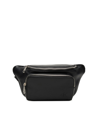Чанта за кръст Calvin Klein Cargo Waistbag LV04D3130G Черен