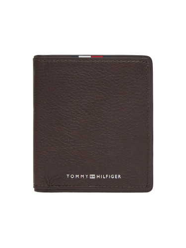 Портфейл Tommy Hilfiger Th Corp Trifold AM0AM13742 Кафяв