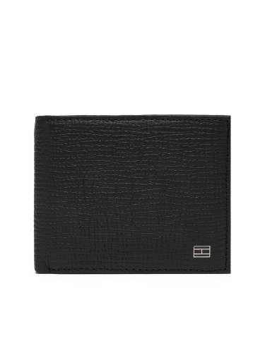 Портфейл Tommy Hilfiger Th Flag Mini Cc Wallet AM0AM13708 Черен