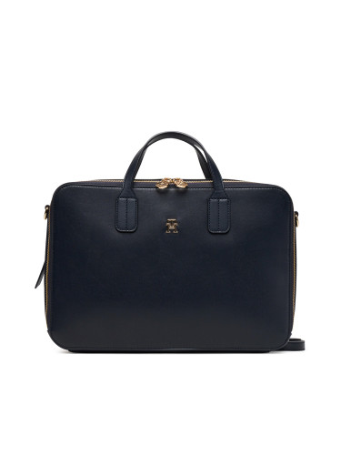 Чанта за лаптоп Tommy Hilfiger Th Icon Laptop Bag AW0AW18004 Тъмносин