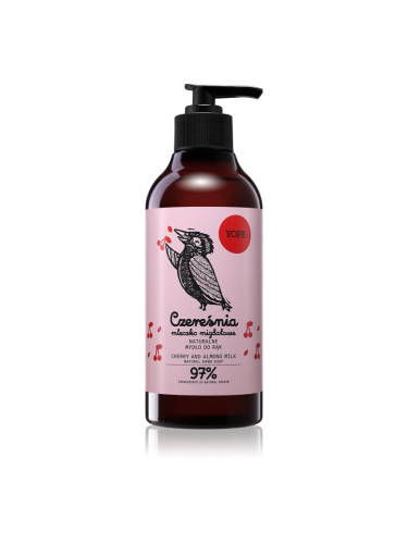 Yope Cherry & Almond Milk натурален сапун за ръце 500 мл.