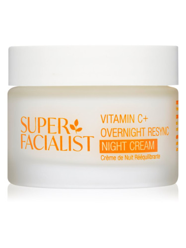 Super Facialist Vitamin C+ Overnight Resync озаряващ нощен крем с витамин С 50 мл.