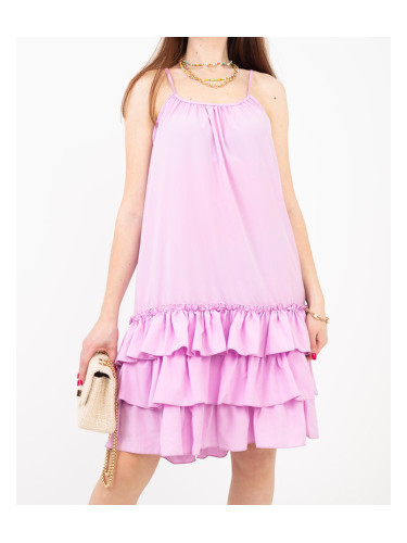 Resti Violet ladies' strappy dress with frills - Clothing