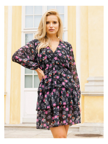 Resti Women's black floral dress - Clothing