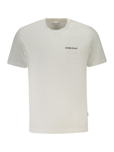 Мъжка бяла тениска с къс ръкав