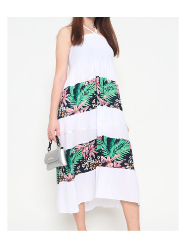 Resti Women's white floral midi dress - Clothing