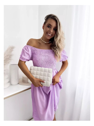 Resti Purple women's mini dress a'la hiszpanka- Clothing