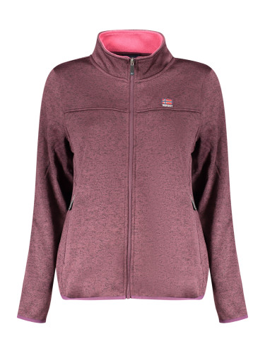 Дамски суичър с цип от полар