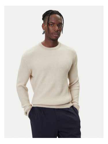 Guess Пуловер M5BR20 Z0482 Бежов Regular Fit