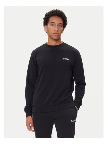 Napapijri Суитшърт B-Small Box C NP0A88TP Черен Relaxed Fit