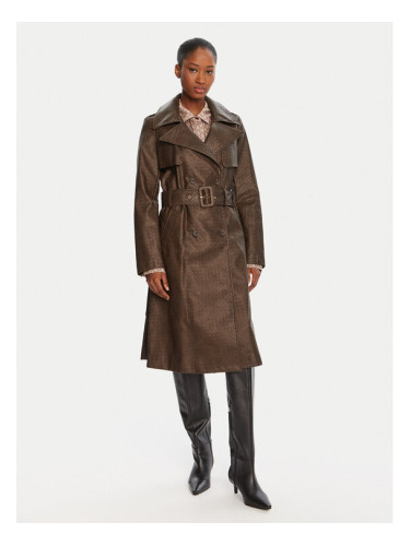 Guess Тренч W5YL32 WHGT0 Кафяв Regular Fit