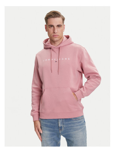 Tommy Jeans Суитшърт DM0DM20746 Розов Regular Fit