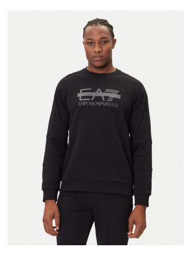 EA7 Emporio Armani Суитшърт 7M001122 AF12473 UC001 Черен Modern Fit