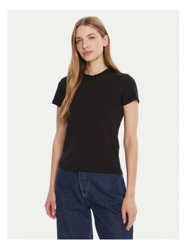 Calvin Klein Тишърт LV044C216G Черен Regular Fit