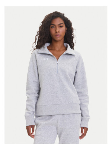 Under Armour Суитшърт Ua Rival 1379492 Сив Loose Fit