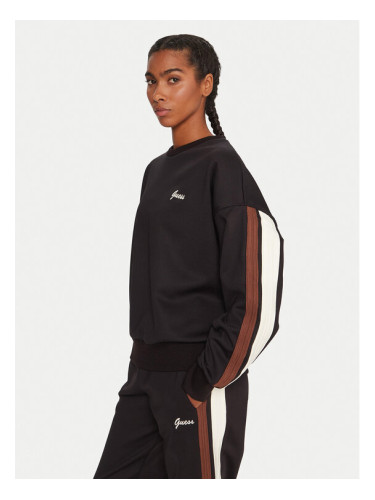 Guess Суитшърт V5BQ03 KCX22 Черен Relaxed Fit