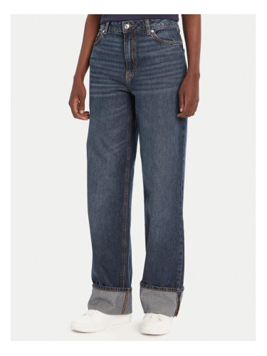 HUGO Дънки Gealena_2 50542144 Тъмносин Wide Leg