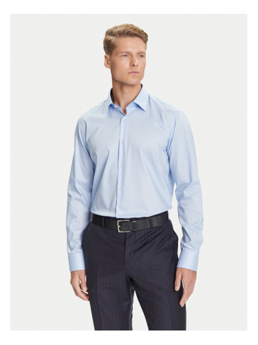 BOSS Риза H-Joe 50545145 Светлосиньо Regular Fit