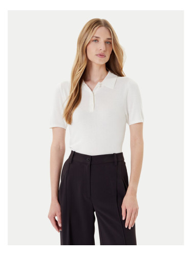 Calvin Klein Пуловер LV044C341G Бял Regular Fit