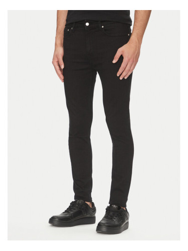 Calvin Klein Jeans Дънки J30J323694 Черен Super Skinny Fit