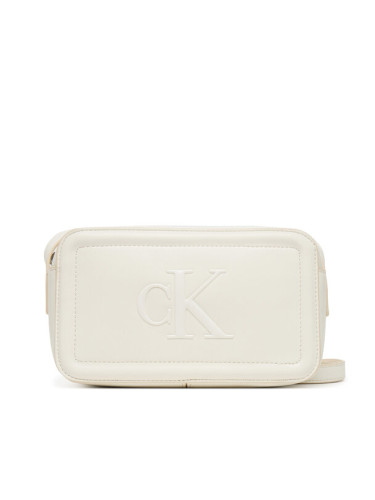 Calvin Klein Дамска чанта Bold Ck Camera Bag LV04F3220G Бял