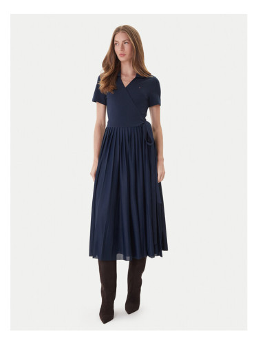 Tommy Hilfiger Ежедневна рокля 1985 WW0WW45733 Тъмносин Regular Fit