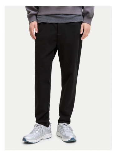 Jack & Jones Текстилни панталони Ace Neo 12282533 Черен Tapered Fit