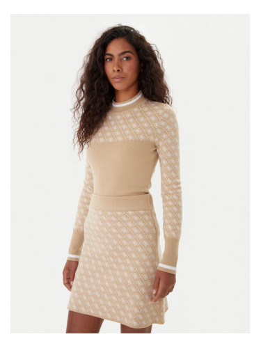 Guess Пуловер W5BR24 Z3JD2 Бежов Slim Fit