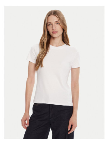 Calvin Klein Тишърт LV044C216G Бял Regular Fit