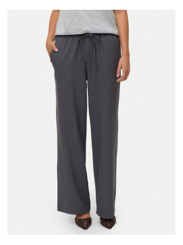 Vero Moda Текстилни панталони Milly 10331924 Сив Wide Leg