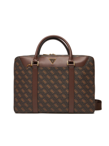 Guess Чанта за лаптоп Vezzola Smart HMEVZL P3138 Кафяв