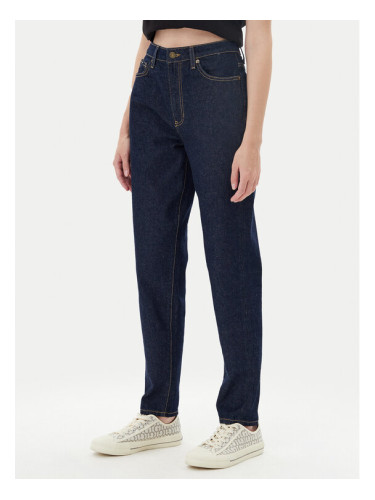 Guess Jeans Дънки W4YA0D D5CC1 Тъмносин Mom Fit