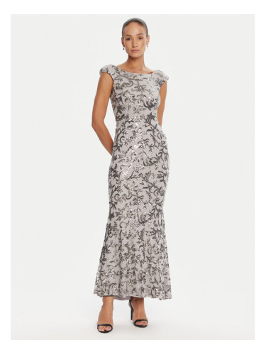 Rinascimento Официална рокля CFC0125132003 Сив Slim Fit