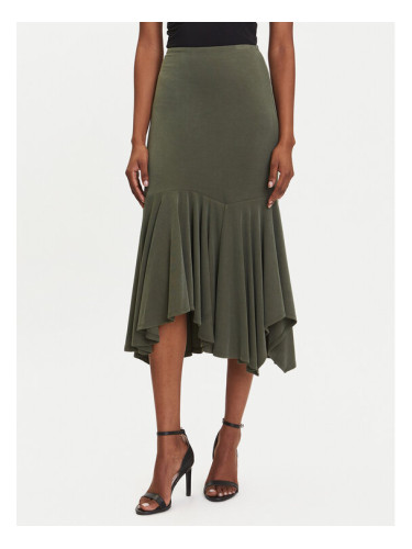 Guess Миди пола W5YD85 KCTB2 Зелен Regular Fit