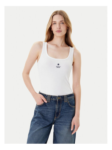 Guess Jeans топ W4YP48 KA0H1 Бял Regular Fit