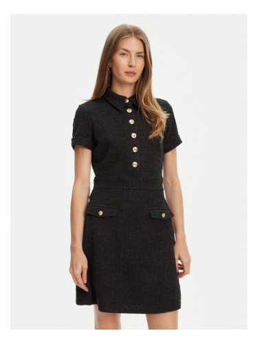 Guess Плетена рокля W5YK18 KCXO2 Черен Regular Fit