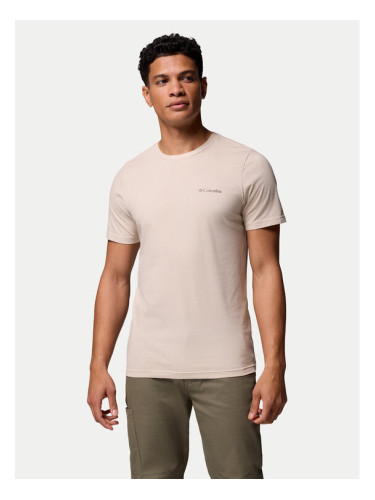 Columbia Тишърт Rapid Ridge 1934824 Бежов Regular Fit