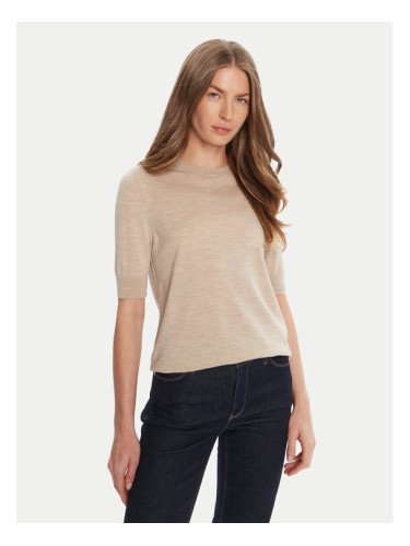 BOSS Пуловер Farbella 50544996 Бежов Slim Fit