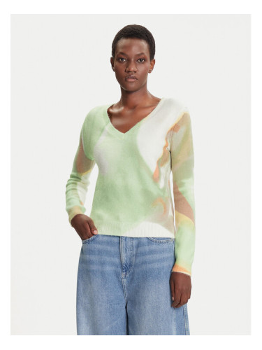 Desigual Пуловер Oulu 25WWJF13 Зелен Regular Fit